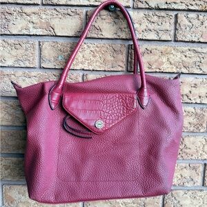 4/$25 • Nicole Miller Red Shoulder‎ Tote Bag